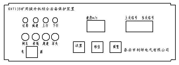 KHT139提升機綜合后備保護裝置（1.6m以下絞車使用型式）