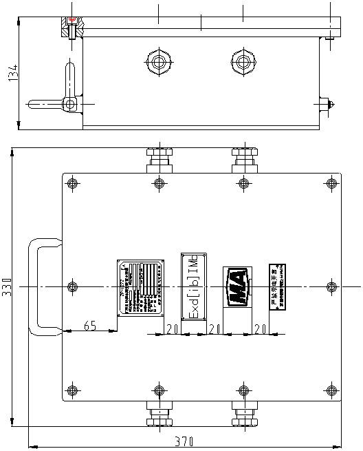 ZPC127礦用觸控自動灑水降塵裝置